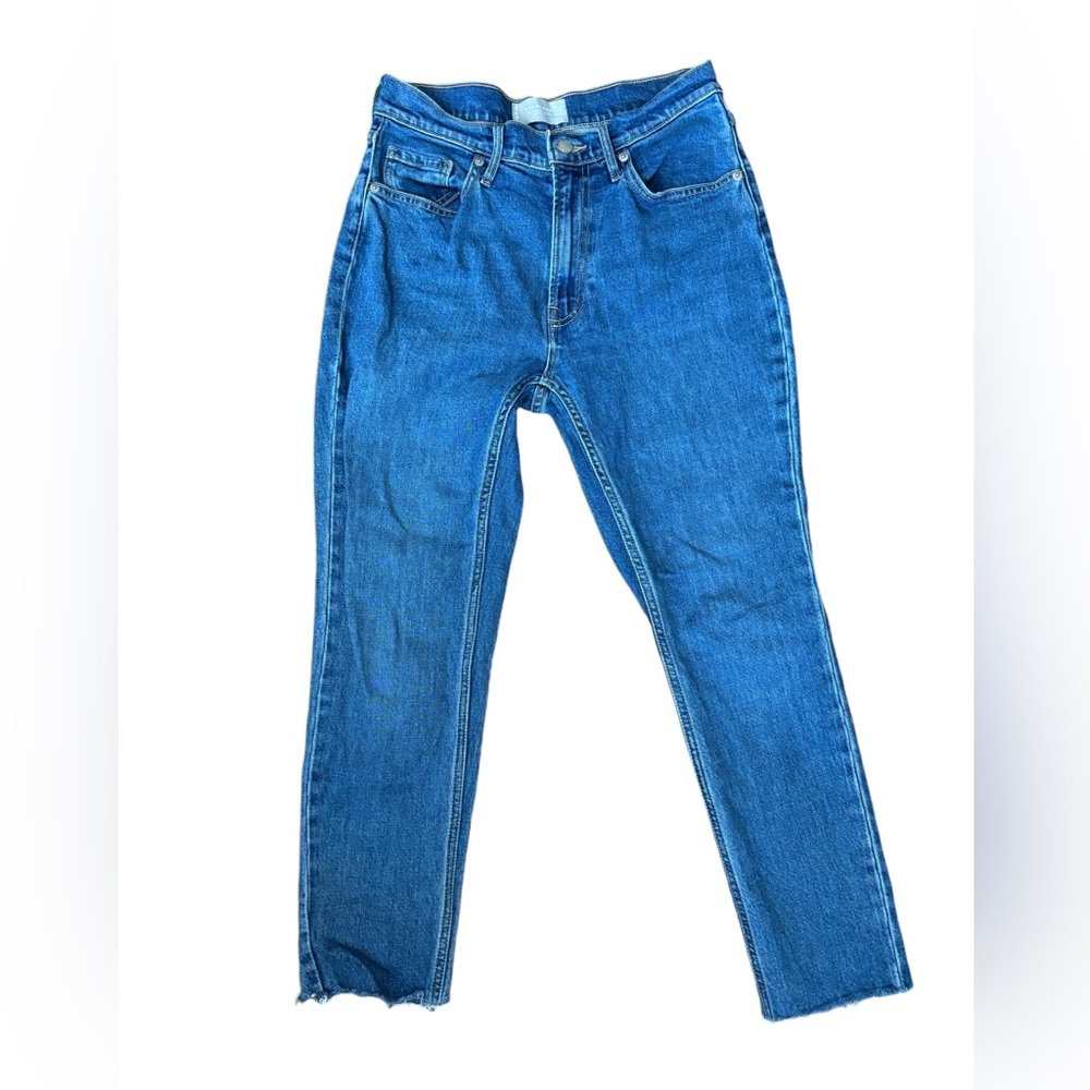 Everlane Original Cheeky Jean - Crop Raw Hem - Size 27 - Picture 5 of 13